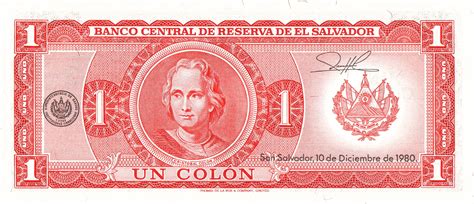 1 Colón - El Salvador – Numista