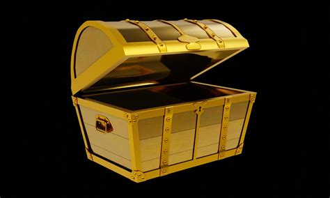 gold retro antique treasure  treasure chest luxuriously expensive