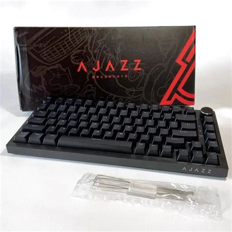 Teclado Mec Nico Ajazz Fio Ak Full Key Hot Swap Cor Preto Lacrado Perif Ricos E
