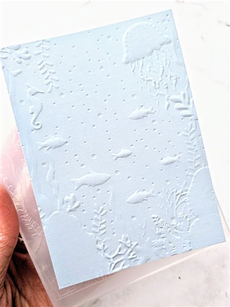 Under The Sea Embossing Folder Fancifulchaos