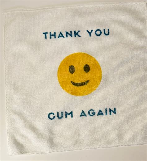 After Sex Personal Clean Up Jizz Rag Funny Novelty Gift Microfiber Soft Towel Etsy