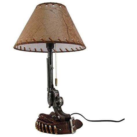 Revolver Gun And Bullet Holster Belt Table Lamp You Can Get More
