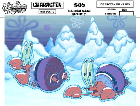 Image Ice Frozen Mr Krabspng Encyclopedia Spongebobia The