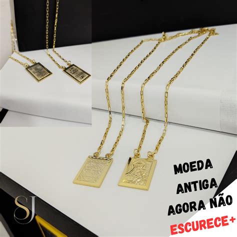 Correntes De Moeda Antiga Masculina - corrente masculina de moeda antiga banhada a ouro não suja + | Shopee ...