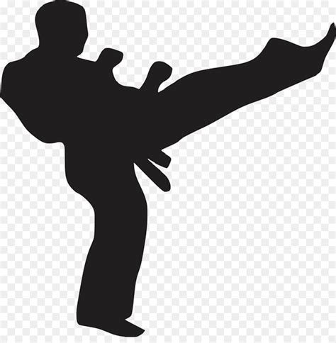 Free Karate Kick Silhouette, Download Free Karate Kick Silhouette png ...