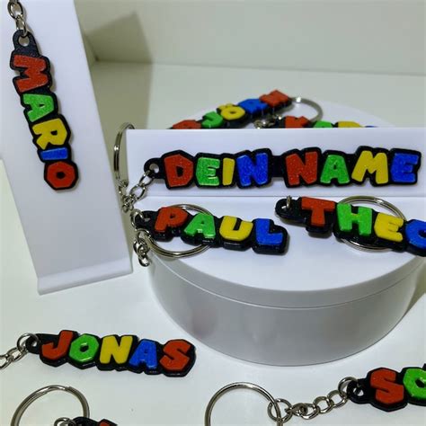 Mario Keychain Etsy