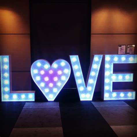 Giant Illuminated Letters Event Letters Light Up Letters Letter Lights Love Letters