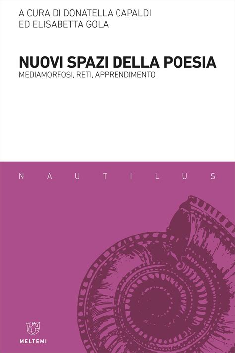 Nuovi Spazi Della Poesia Meltemi Editore