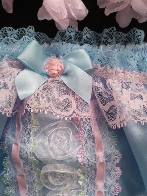 Baby Blue Sissy Bikini Panties Satin Sissy Knickers Organza Etsy