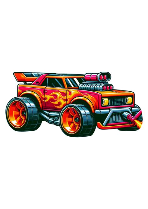 Hot Wheels Carro De Corrida Brinquedo Alta Velocidade Fogo Png Fundo Transparente Fire Vermelho