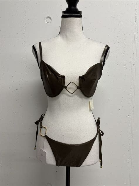 Neues Aurora Bikini Set Gr S M olivgrün Metallic Neu und originalverpackt in Regensdorf für