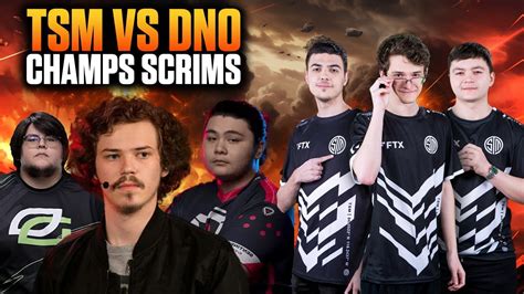 TSM Vs DNO Most Intense Fights In Apex Legends Champs Scrims YouTube