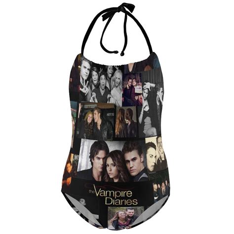 Vampire Diaries Girl's One-Piece Swimsuit Bathing Suit Soft Stretchy