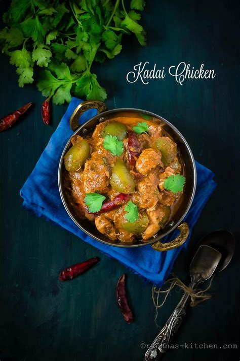 Kadai Chicken Recipe with Capsicum and Onions