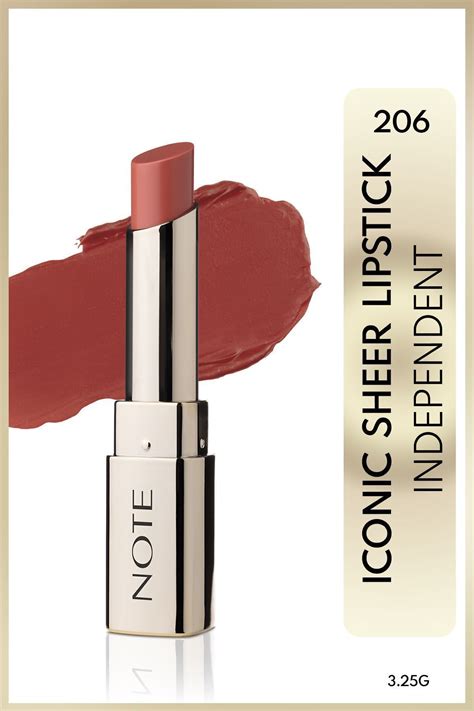 Note Cosmetics Iconic Sheer Lipstick Nemlendirici Parlak Ruj Independent Nude Fiyat