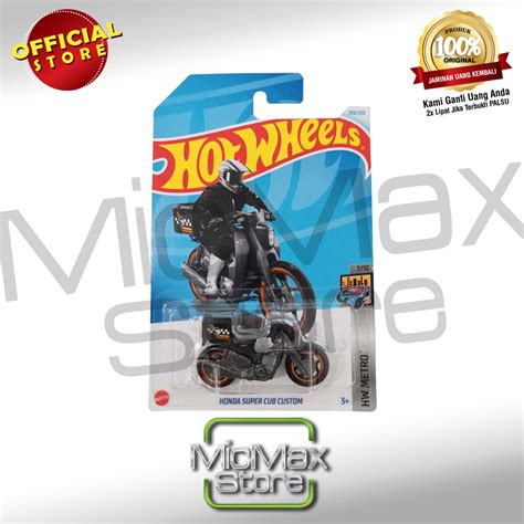 HOTWHEELS HOT WHEELS HONDA 風火輪風火輪本田 Super Cub 定制地鐵 HTF 蝦皮購物