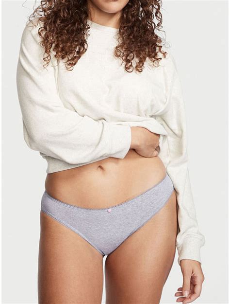 Бавовняні Трусики Бікіні Victoria s Secret Cotton Bikini Panty купити She Loves It