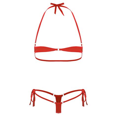 Buy Women 2 Piece Micro Bikini Set Bathing Suit Swimsuit Swimwear