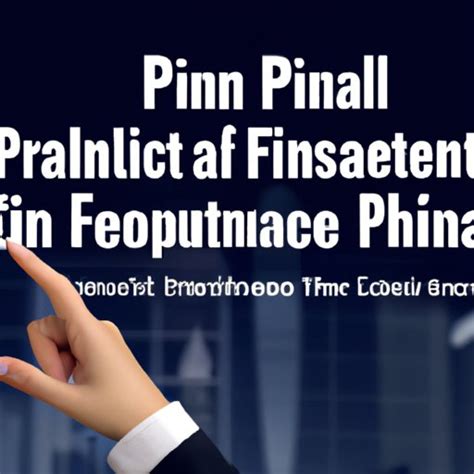 financial principal exploring  role benefits