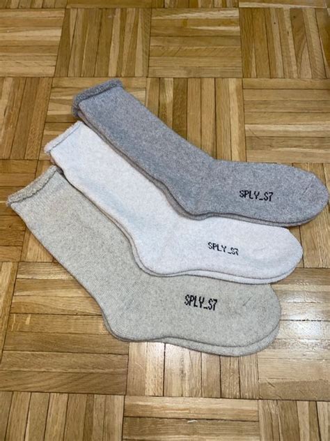 Yeezy Season Yeezy Season 7 Bouclette Socks 3 Pack Grailed