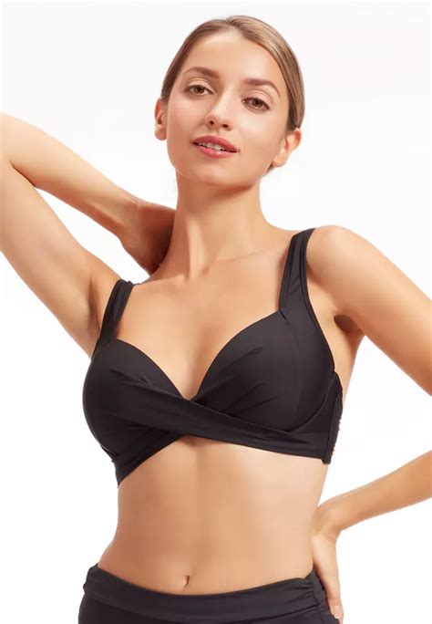 Buy Sunseeker Sunseeker Core Solid D Cup Bikini Top Online