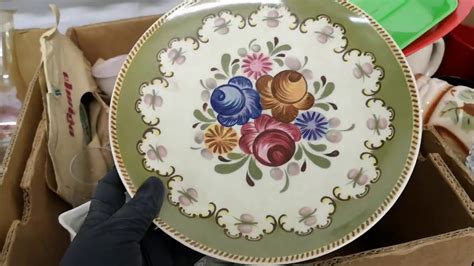 Идём на БАРАХОЛКУ в ГЕРМАНИИ! ВИНТАЖная посуда, много фарфора, керамики ...