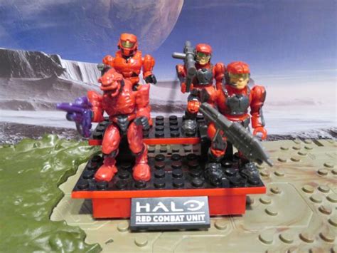 2011 Halo Mega Bloks 96961 Halo Red Combat Unit Ebay