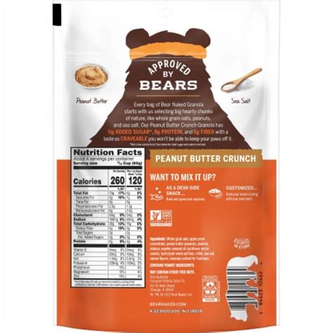 Bear Naked Peanut Butter Crunch Granola Oz King Soopers