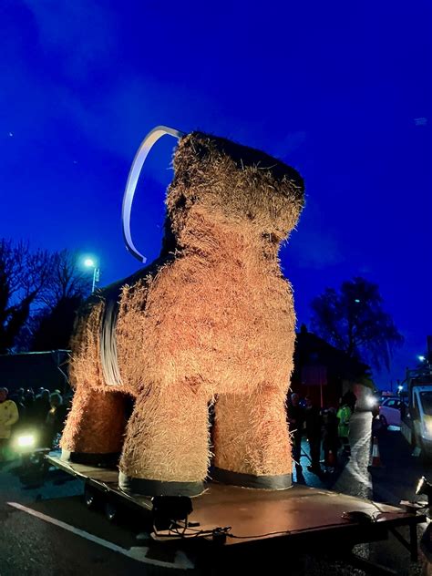 wooler ad gefrin yule straw goat parade