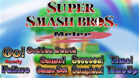 Super Smash Bros Melee All Announcer Voice Clips Youtube