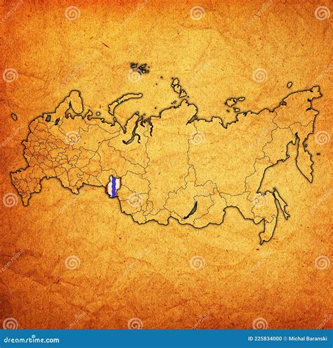 omsk oblast  administration map  russia stock photo image  cartography emblem