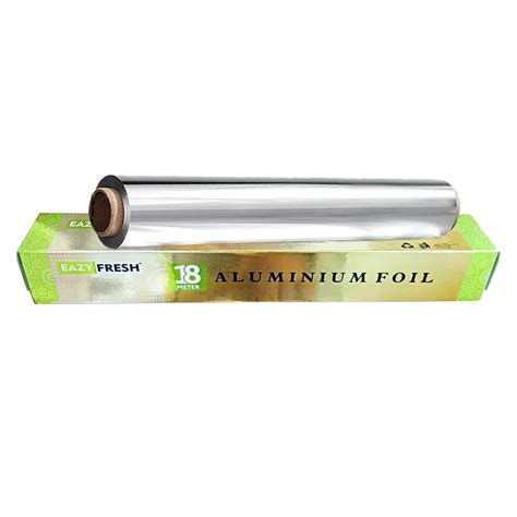 Easy Fresh Aluminum Silver Foil Paper Roll 18 Meters 1 Piece Versatile Kitchen Foil For