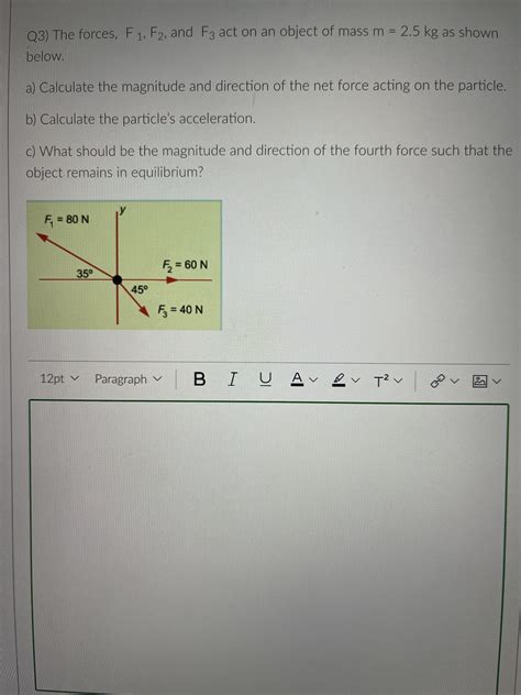 Answered 03 The Forces F1 F2 And F3 Act On… Bartleby