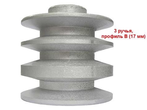 Шкив ременной пос. 19мм (3 ручья,B-17мм,D85мм) – купить в Минске | Цена ...
