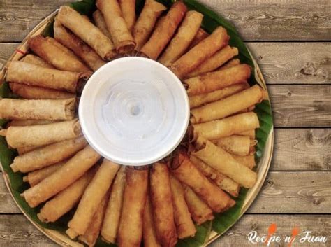 Filipino Lumpia Lumpiang Shanghai Recipe Spring Roll