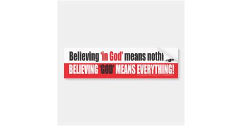 Believe God Bumper Sticker Zazzle