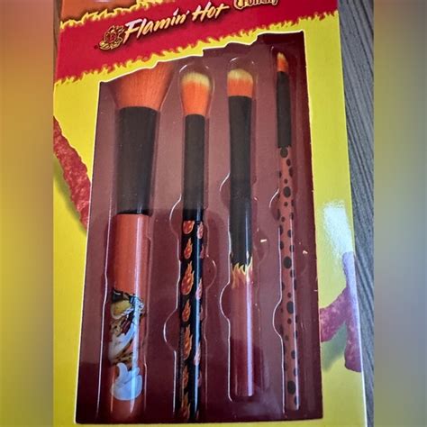 Flaming Hot Cheetos Makeup Cosmetic Cheetos Brush Set Poshmark