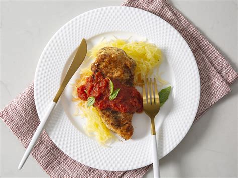 Oven-Fried Chicken with Marinara Sauce