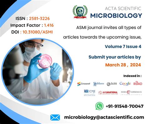 Acta Scientific Microbiology on LinkedIn: #microbiologyresearch # ...