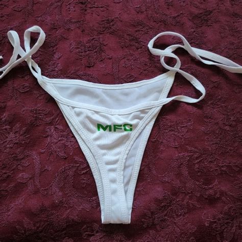 Mfc Swim Eenie Weenie Tiny Teeny Mfc Brazilian Bikini Bottoms Small Poshmark