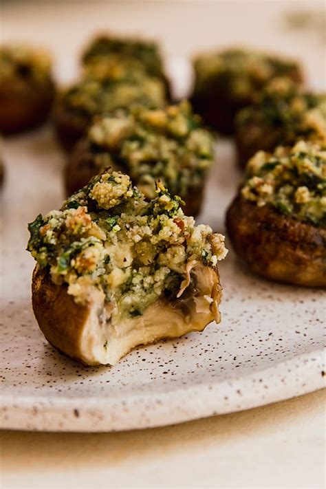 Easy Vegan Gluten Free Stuffed Mushrooms 2023 Atonce