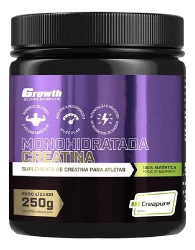 Creatina G Creapure Original Growth Supplements Frete Gr Tis