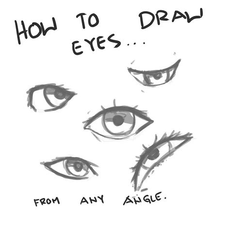 Tips For Artists On Instagram How To Draw Eyes From Any Angle By