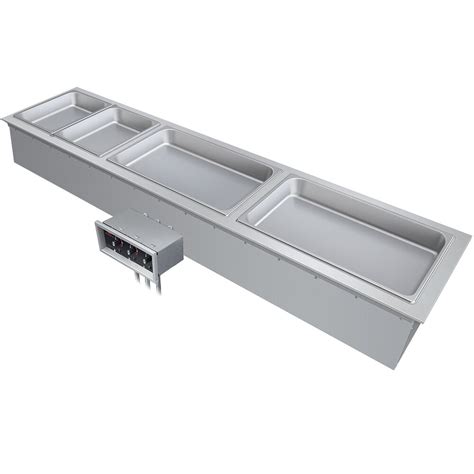 Hatco DHWBI S3 Insulated Three Compartment Modular Ganged Slim Drop In Hot Food Well With