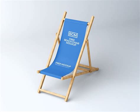 Folding Beach Chair Psd Mockup Templates Creatisimo