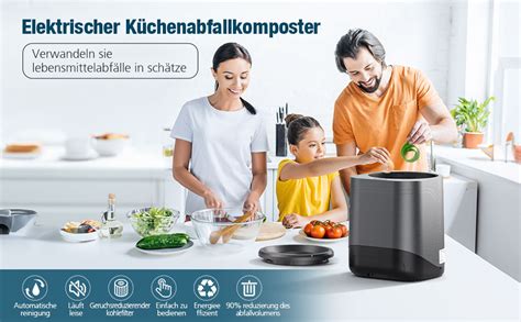 Elektrischer Komposter Küche Komposteimer Kompostierer für