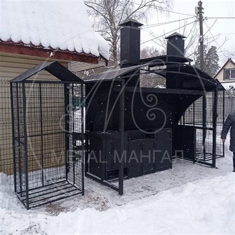 Купить мангальный комплекс «Викинг» с печкой и столом | METAL МАНГАЛ