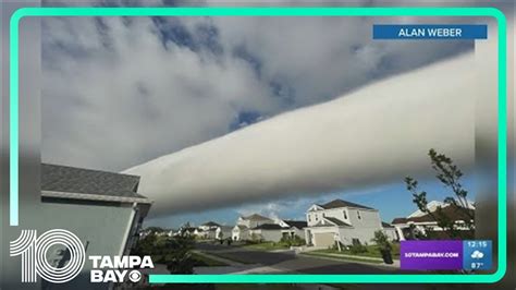 Rare Unusual Cloud Spotted In Sky Over Florida Youtube