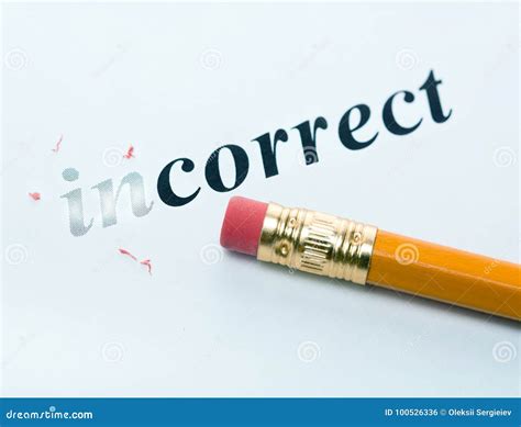 word incorrect stock photo image  correct advertisement