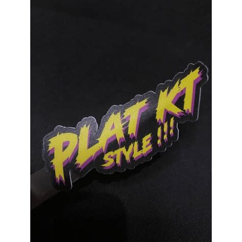 Jual Stiker Plat Kt Style Vol2 Shopee Indonesia